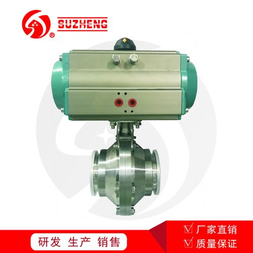 氣動快裝衛生(sheng)級蝶閥