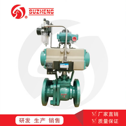 氣動法(fa)蘭襯氟球閥