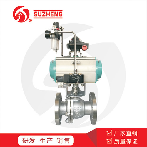 氣動法蘭切(qiē)斷閥