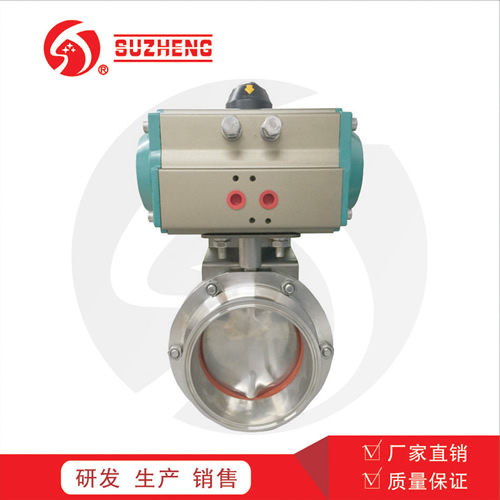 氣(qì)動衛生級快裝蝶(die)閥